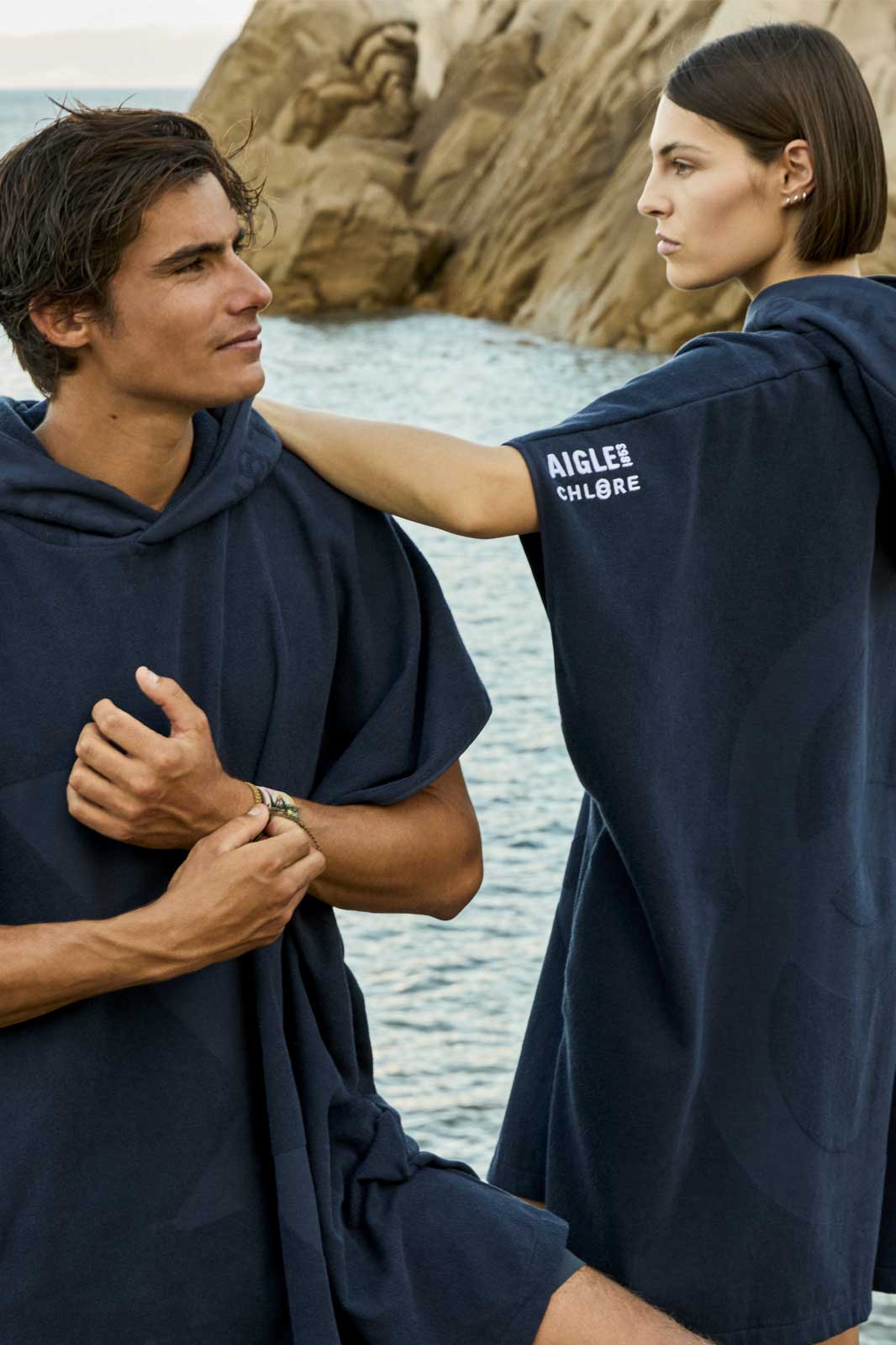 Poncho de bain Homme - Aigle x Chlore