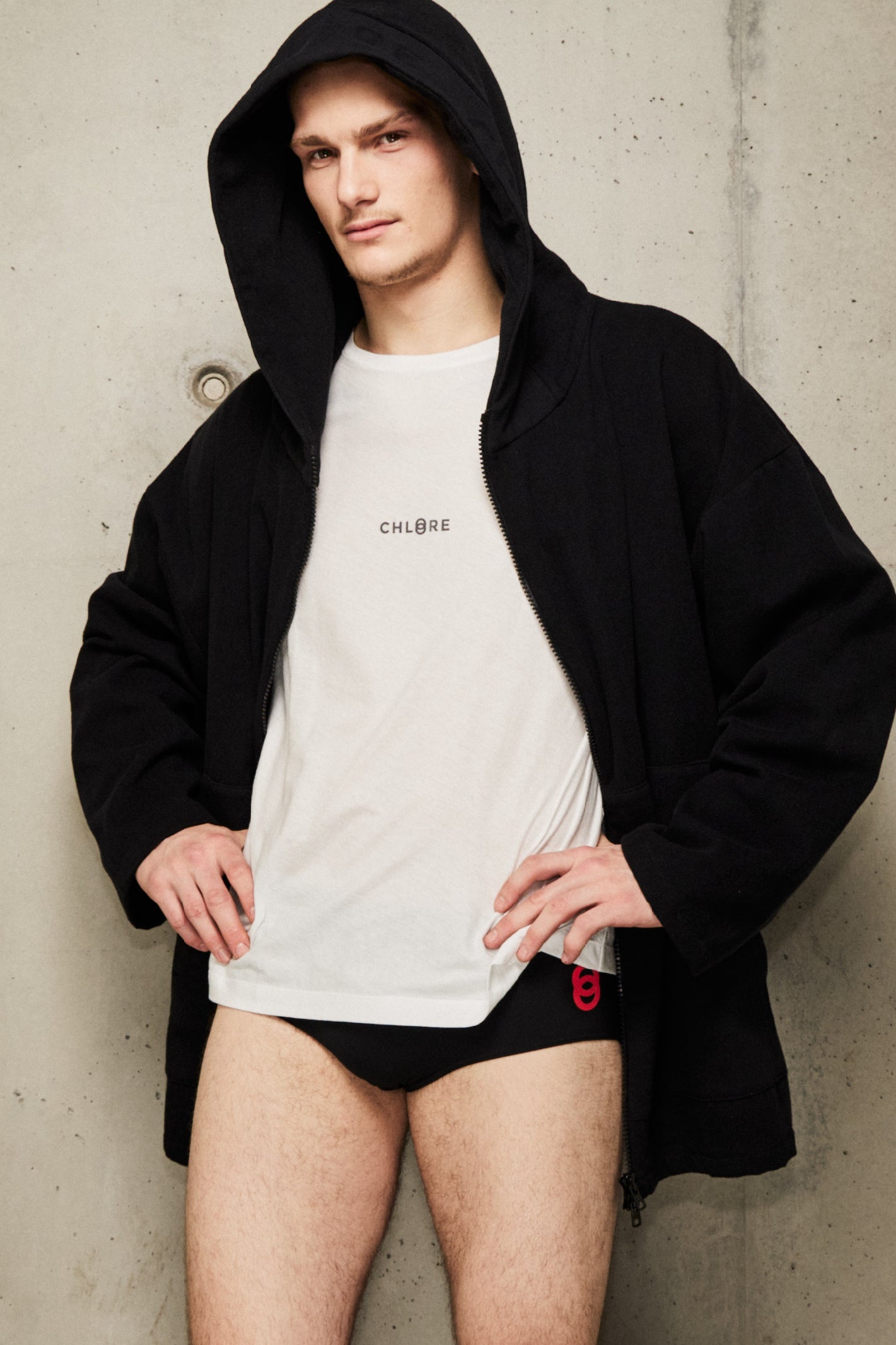 ANDREA BLACK LETTERS - T shirt UNISEXE