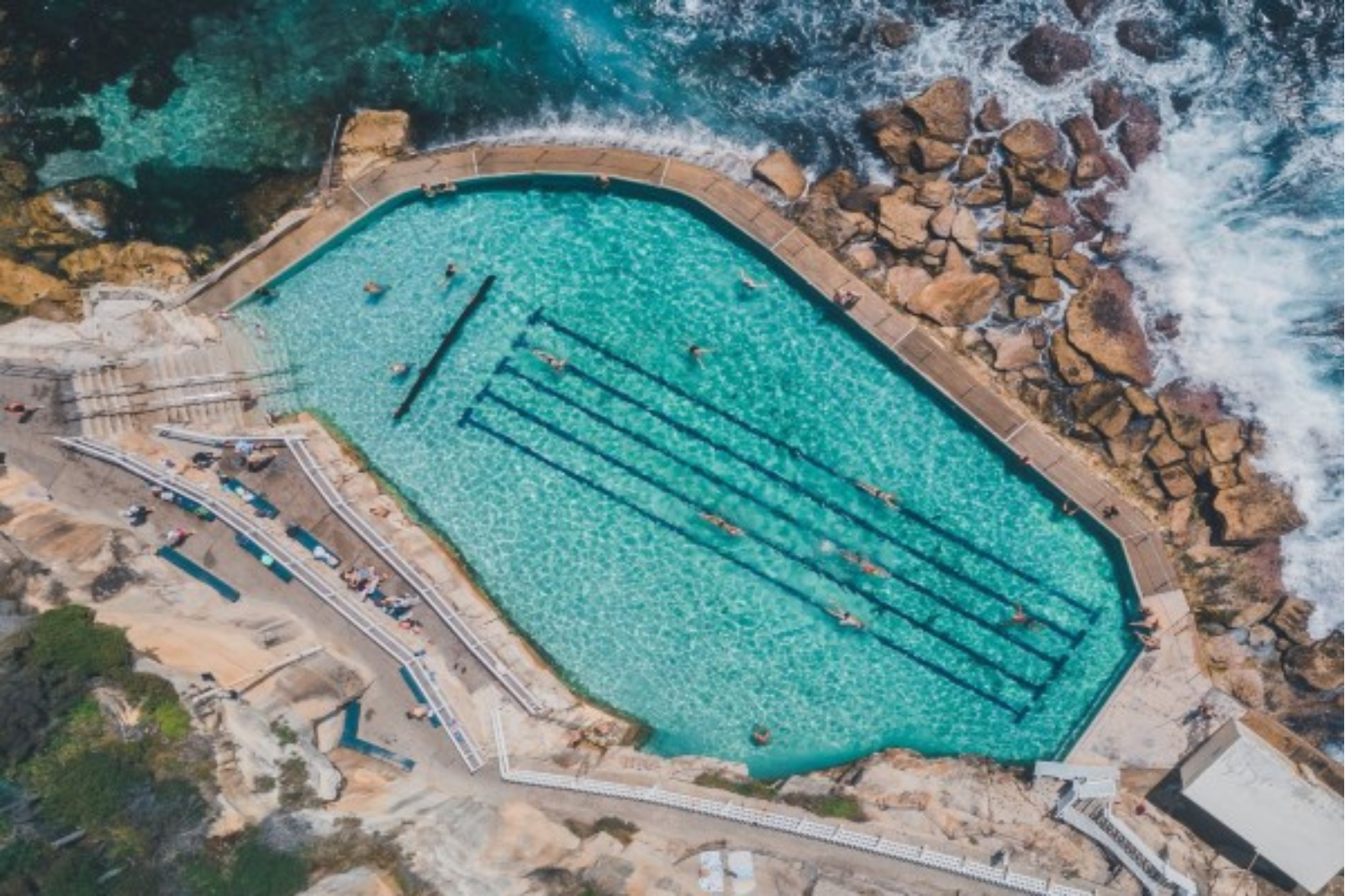 Piscine de Bronte Rock, Nouvelle-Galles du Sud, Australie
