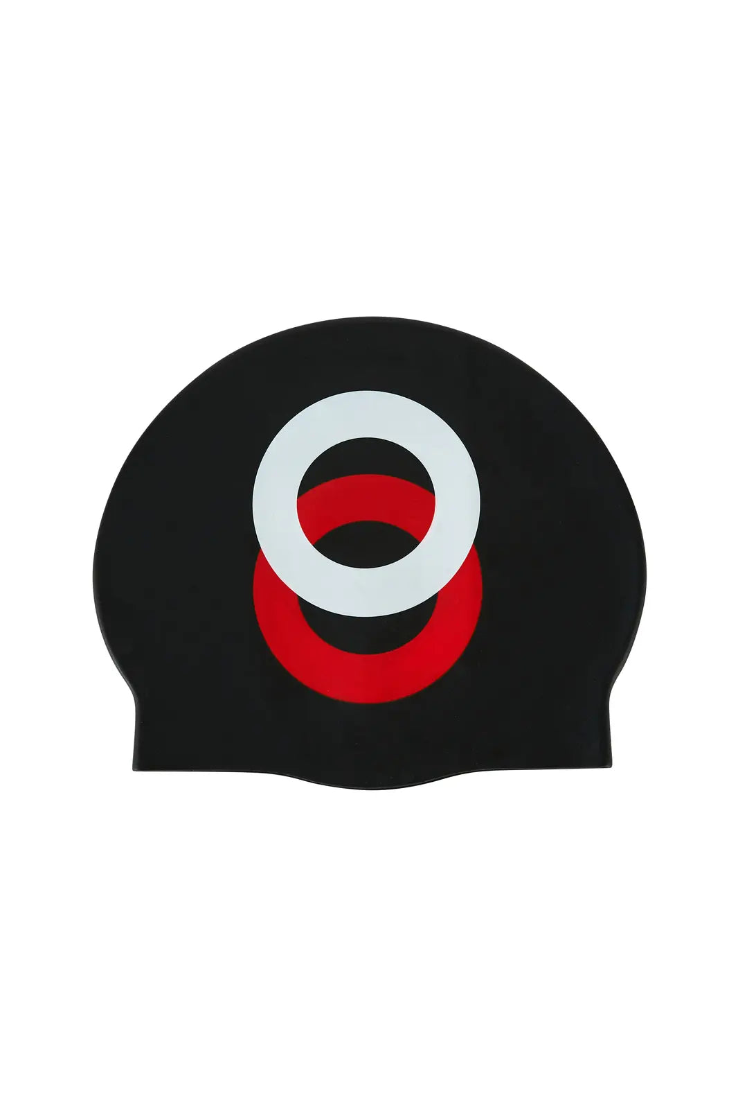 Swimcap Logo Noir Rouge Blanc